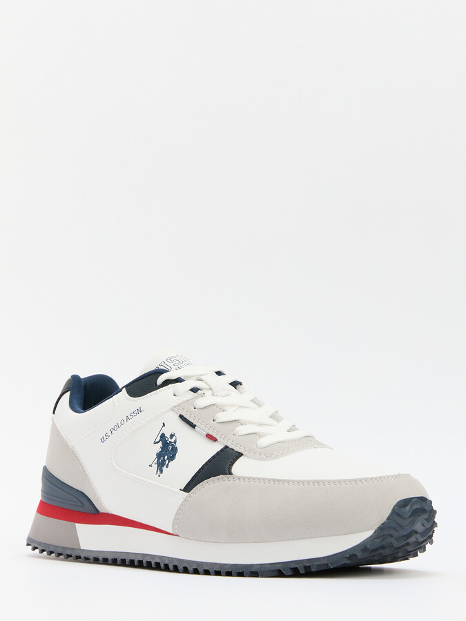 

Кроссовки мужские U.S. POLO ASSN. 101742676 белые 45 EU, Белый, 101742676