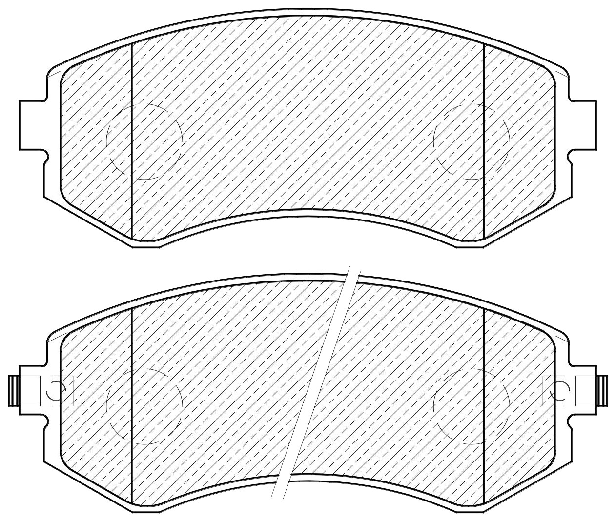 

Тормозные колодки JEENICE передние дисковые ws336700