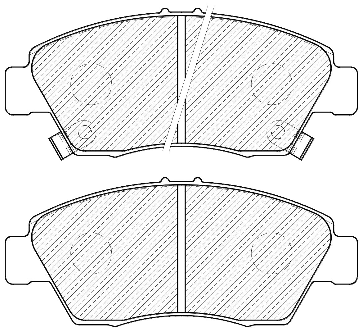 

Тормозные колодки JEENICE передние дисковые ws314200