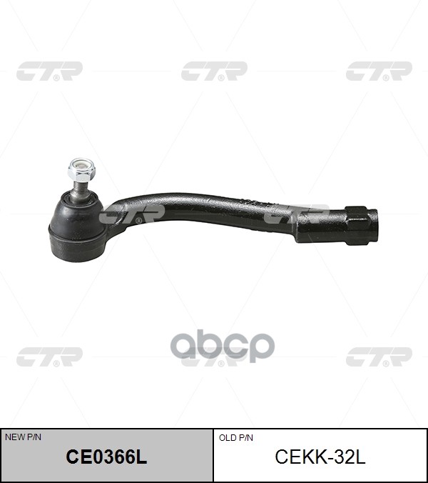 

Наконечник Рулевой L Kia Carens Lll 06-/Magentis 05- Ctr Cekk-32l CTR арт. CE0366L