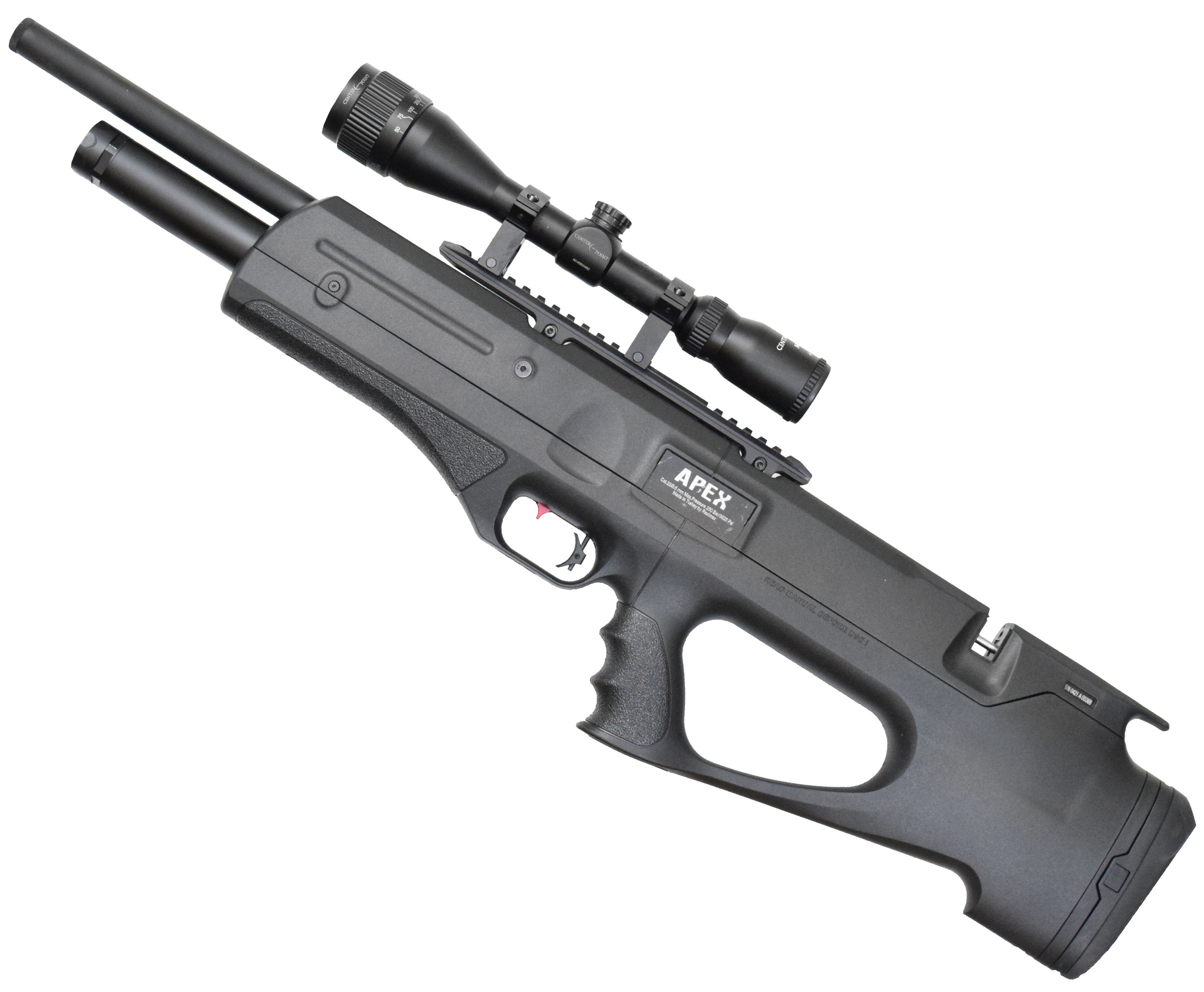 Пневматическая PCP винтовка Reximex Apex 5.5 мм (черный, пластик)