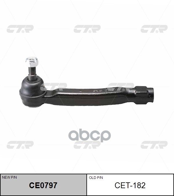 

Наконечник Рулевой L Toyota Highlander 07-11 Ctr Cet-182 CTR арт. CE0797