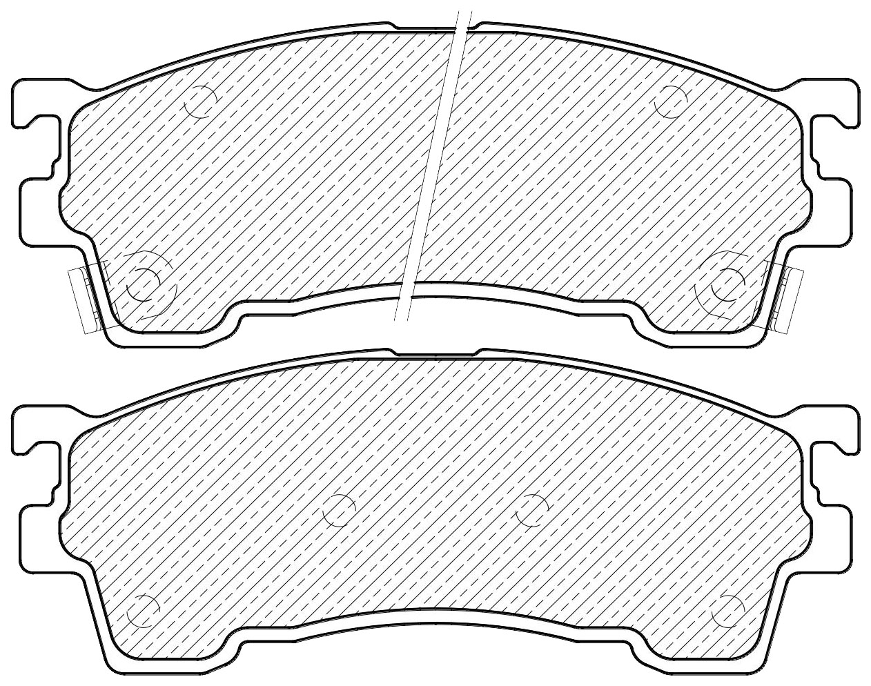 

Тормозные колодки JEENICE передние дисковые ws307802