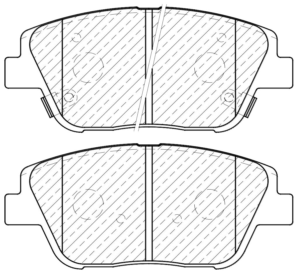

Тормозные колодки JEENICE передние дисковые ws248600