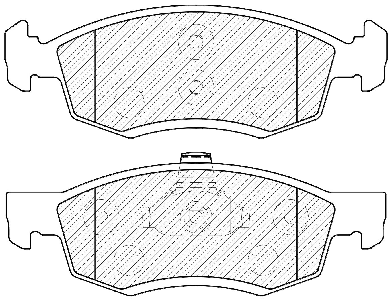 

Тормозные колодки JEENICE передние дисковые ws331200