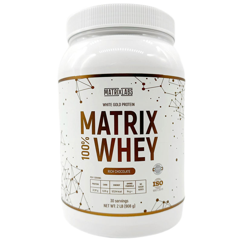 Matrix Labs 100% Matrix Whey Protein (908 гр.),Шоколад