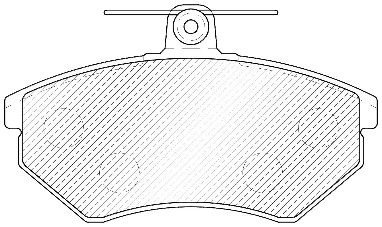 

Тормозные колодки JEENICE передние дисковые ws306600