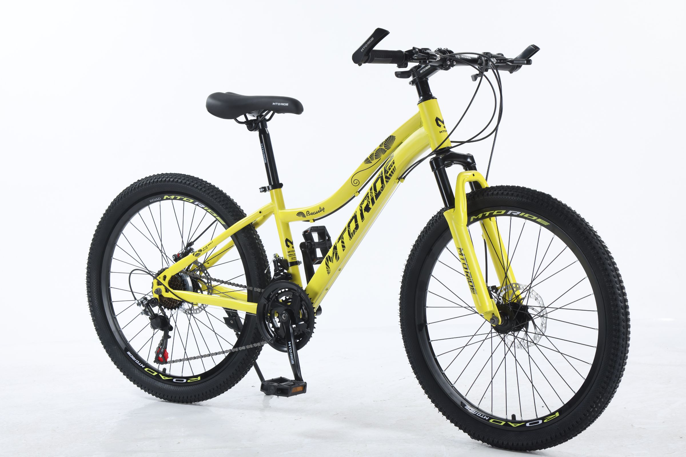 Горный велосипед МТО RIDE 24 2023 желтый