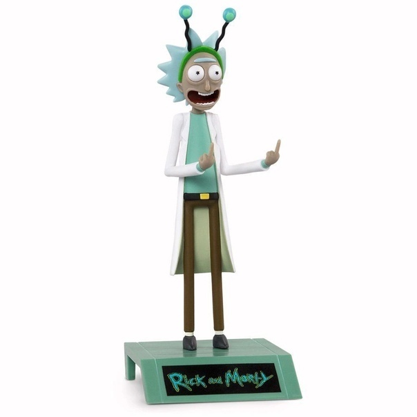 фото Фигурка geek place rick and morty 16см коллекционная фигурка/рик средний палец