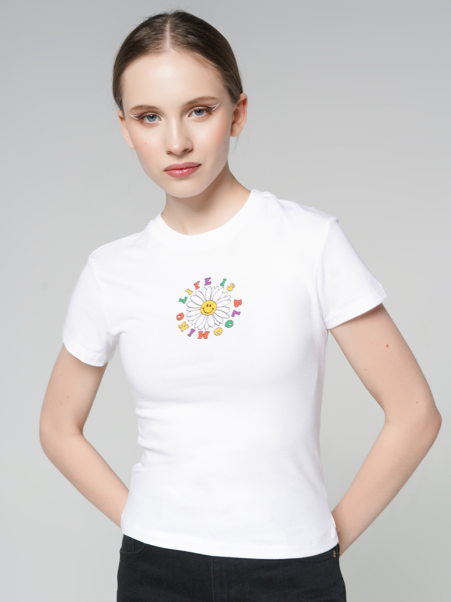

Футболка женская ТВОЕ 88959 белая XS, 88959