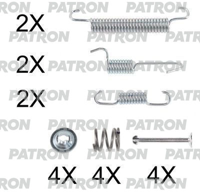 

Комплект монтажный тормозных колодок PATRON PSRK0253