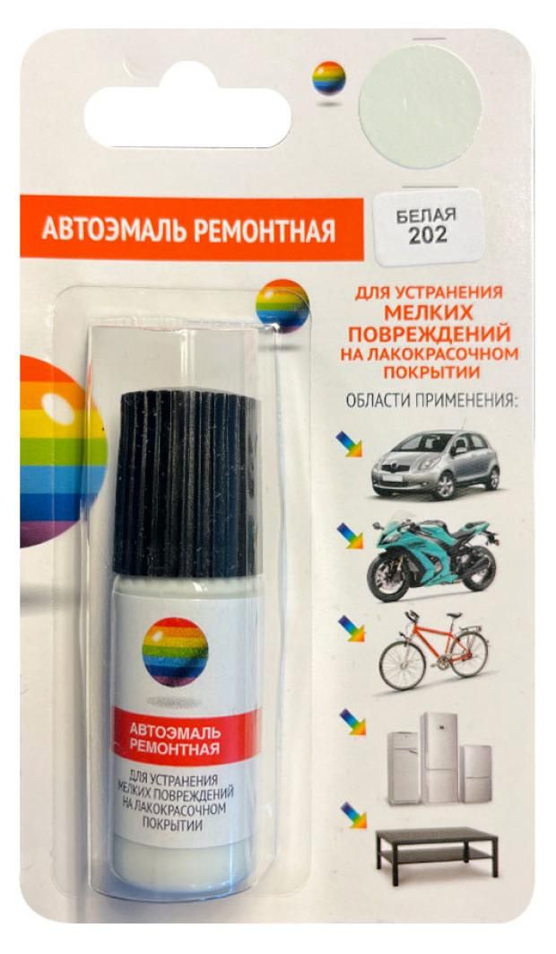 

Автоэмаль Белая 202 10 мл, Белый