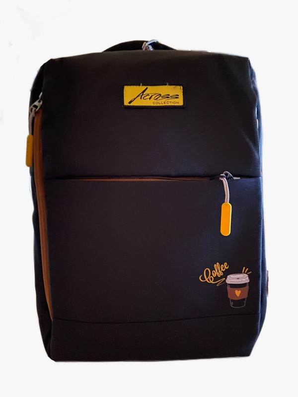 Рюкзак школьный Across G-6-2 черный/желтый