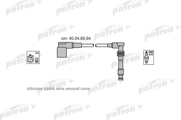 PATRON Комплект проводов зажигания PATRON PSCI2004