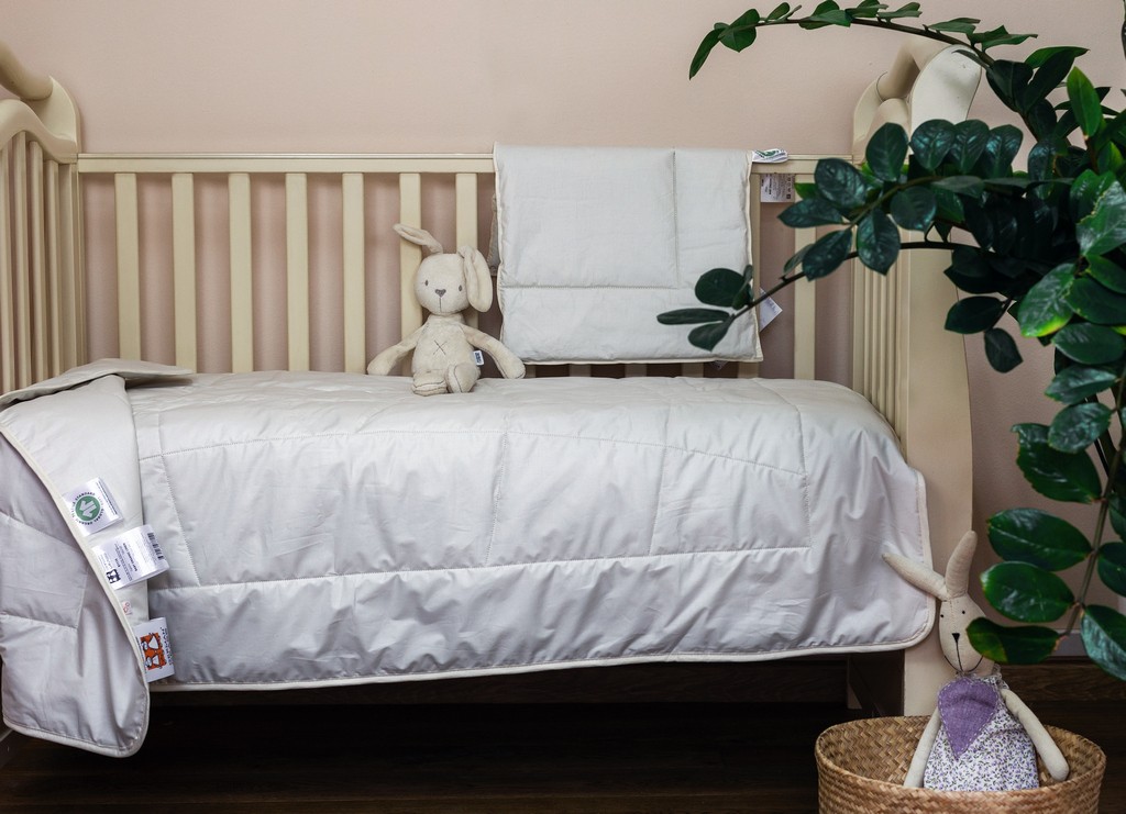 Набор Prinz and Prinzessin BOC-115 BABY ORGANIC LINEN GRASS подушка 40х60/одеяло100х150