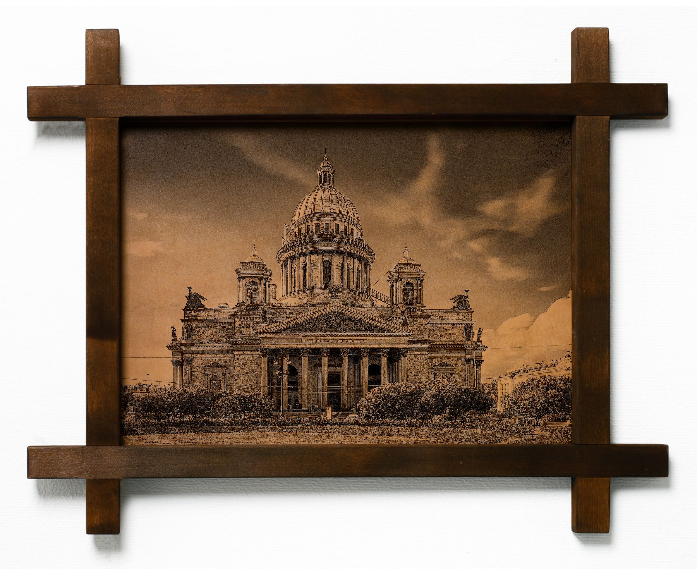 

Картина BoomGift Исаакиевский собор, натуральная кожа, 384