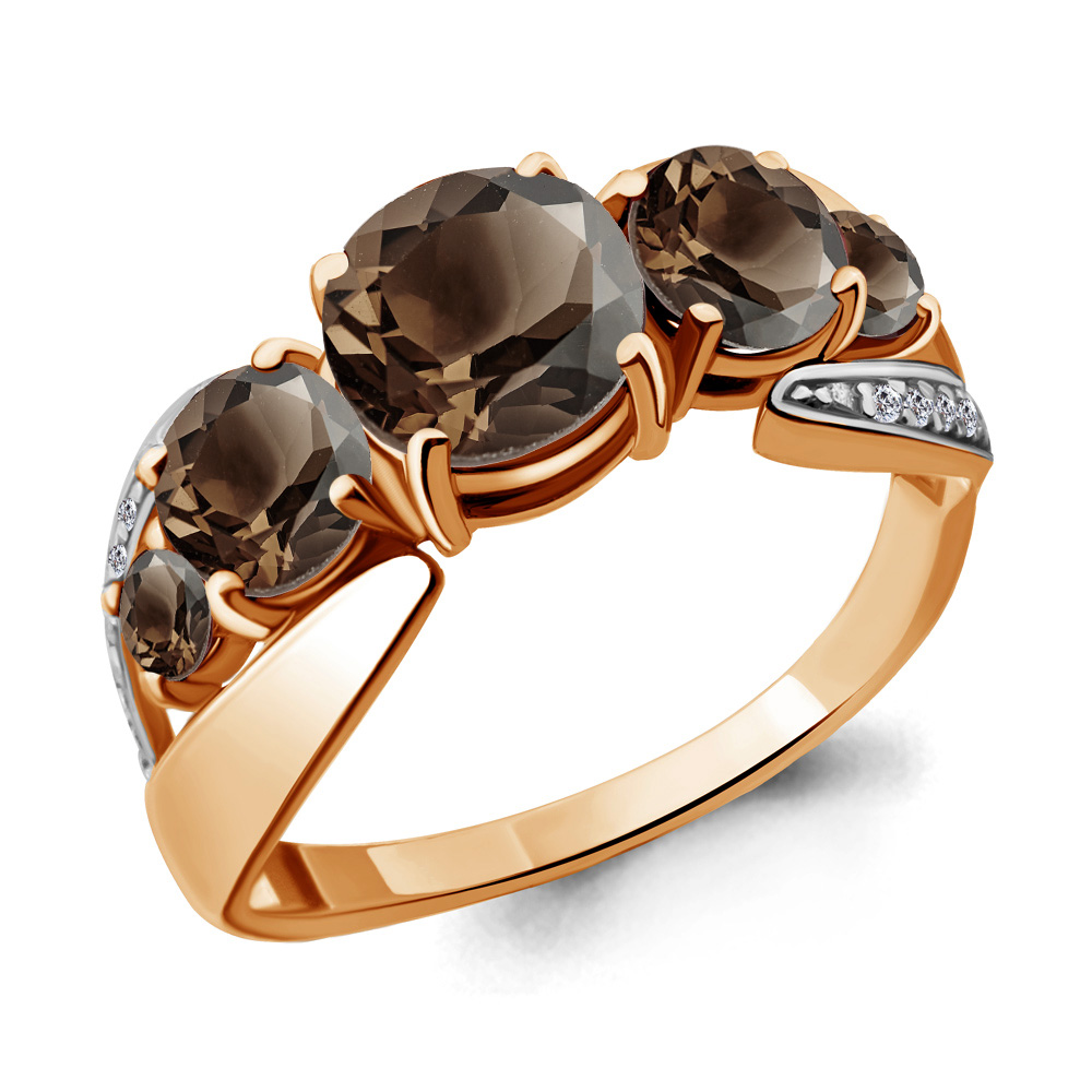 

Кольцо из серебра с топазом р. , Aquamarine 6592601А_925_з, 6592601А_925_з