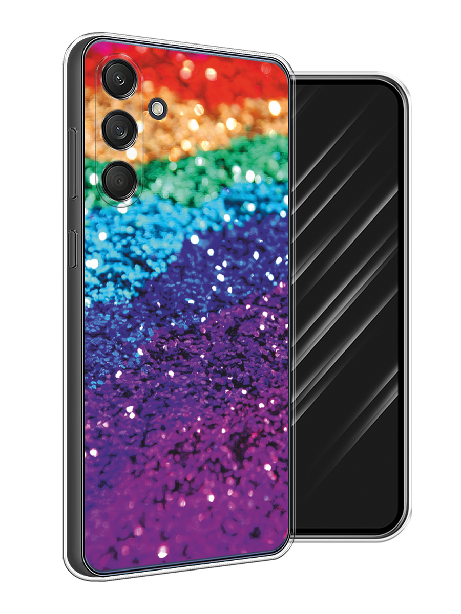

Чехол Awog на Samsung Galaxy M55 "Блестящая радуга рисунок", Разноцветный, 2109650-1