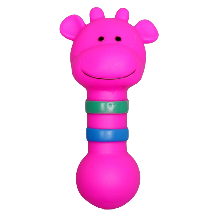 

Игрушка Пижон пищащая Зоопарк для собак, 14 см, розовая корова