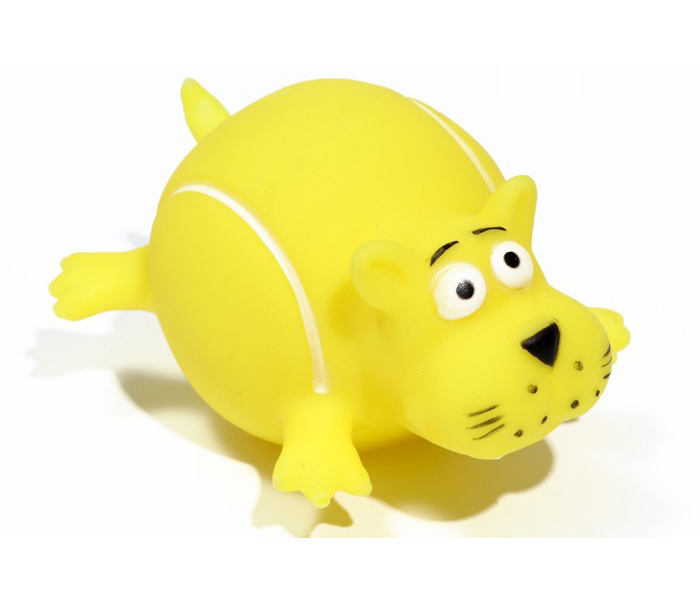 

Игрушка Пижон пищащая Собакомяч для собак, 10 см, жёлтая