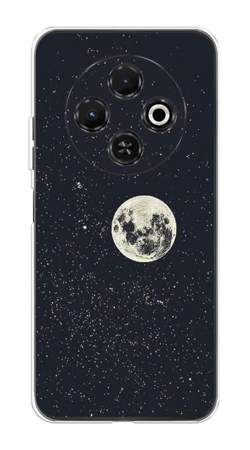 

Чехол на Tecno Spark 30C "Полнолуние", Бордовый, 309250-1