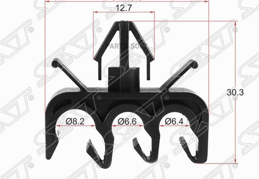 

SAT ST-M10363 Клипса эл. проводки TOYOTA/LEXUS 1 шт. 1шт