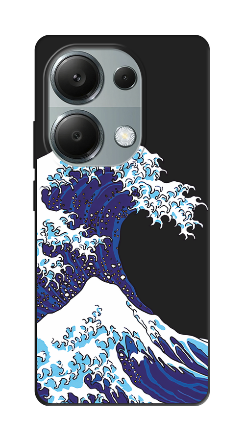

Чехол Awog на Xiaomi Redmi Note 13 Pro 4G "Волна в Канагаве", Синий;белый, 321652-1
