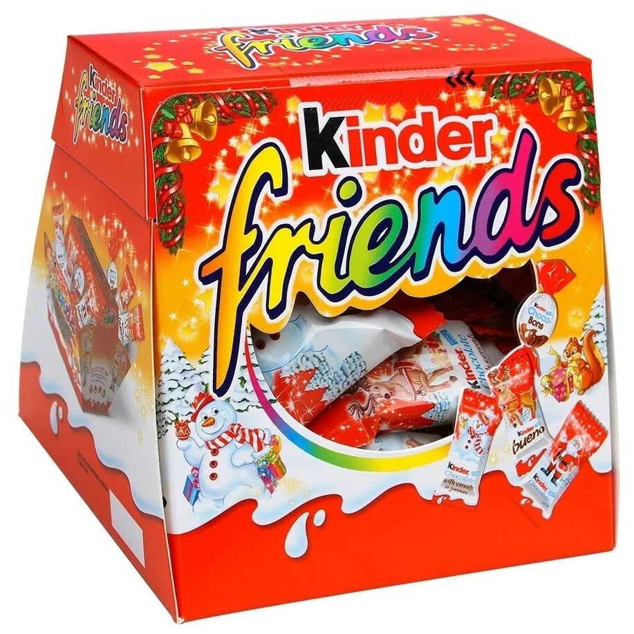 Набор конфет Kinder Friends молочные 122 г