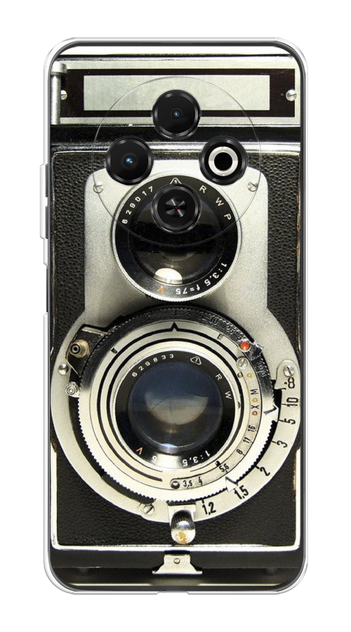 

Чехол на Tecno Spark 30C "Старинный фотоаппарат", Серый;черный, 309250-1