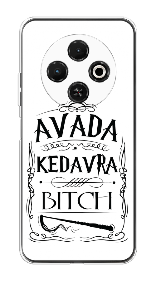 

Чехол на Tecno Spark 30C "Avada kedavra bitch", Белый;серый;черный, 309250-1