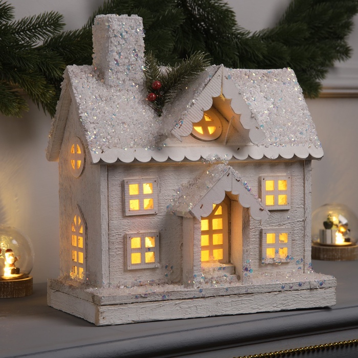 

Фигура деревянная Luazon Lighting Изба белая, Фигура деревянная Изба белая