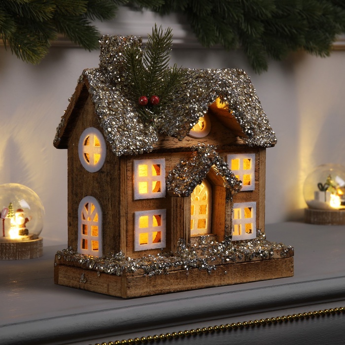 

Фигура деревянная Luazon Lighting Изба белая, Фигура деревянная Изба белая