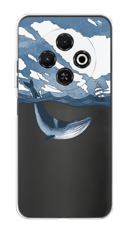 

Чехол на Tecno Spark 30C "Большой кит", Синий, 309250-1
