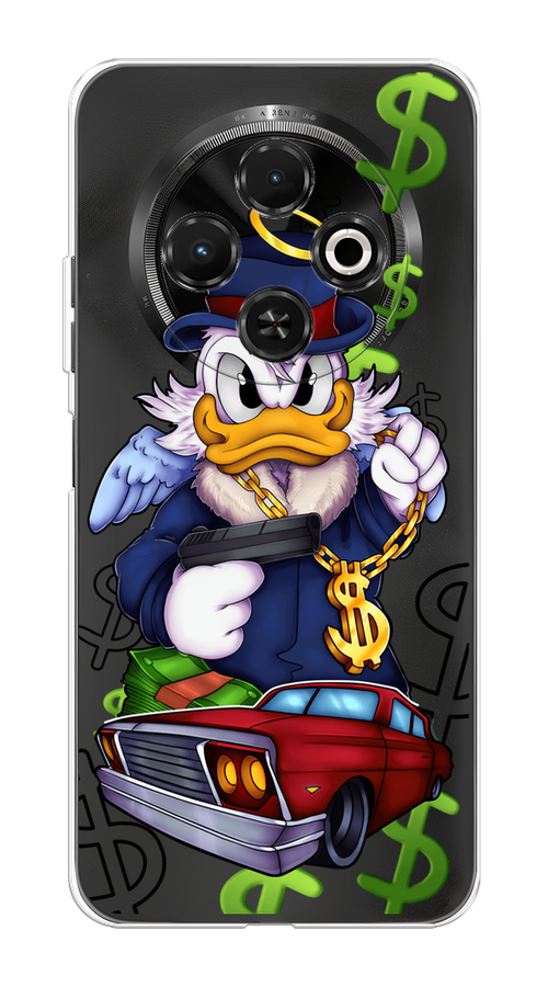 

Чехол на Tecno Spark 30C "Scrooge McDuck with a Gold Chain", Красный;синий;белый, 309250-1