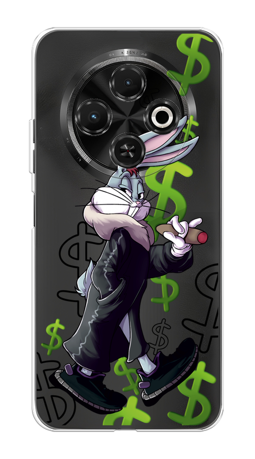 

Чехол на Tecno Spark 30C "Rich Bugs Bunny", Зеленый;черный;голубой, 309250-1