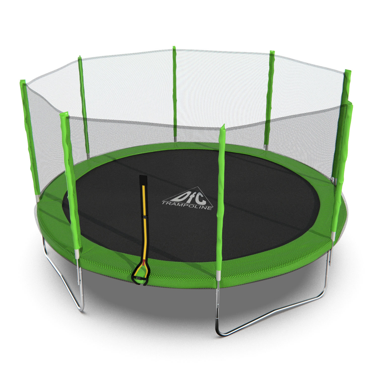 

Батут DFC Trampoline Fitness с сеткой 14ft, Зеленый, Trampoline Fitness