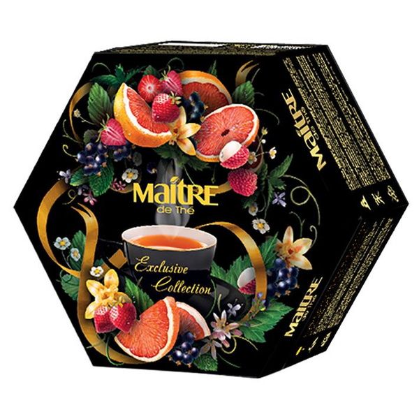 Набор чая Maitre de The Exclusive Collection белый шар листовой 120 г 465₽