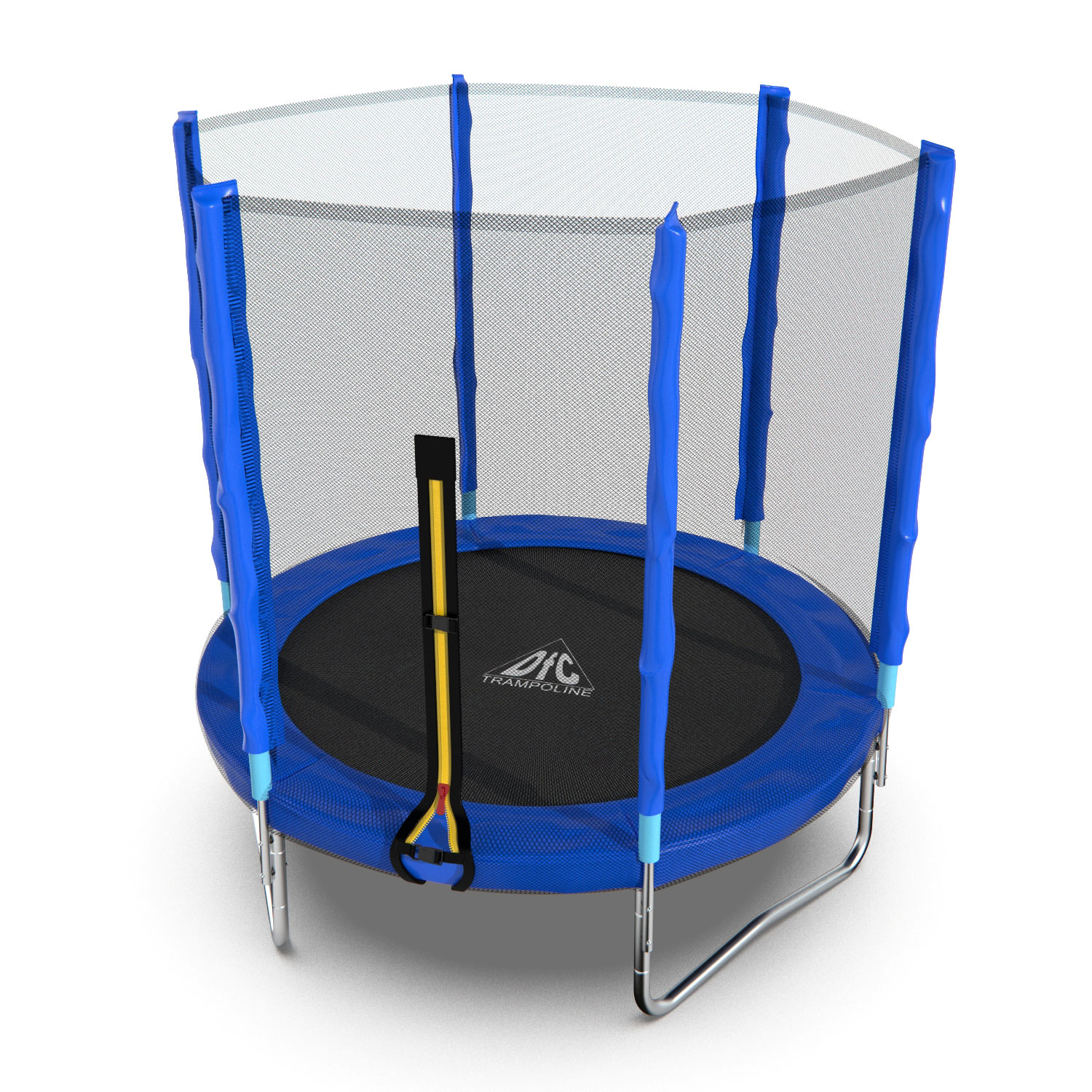 

Батут DFC Trampoline Fitness с сеткой 6ft, Синий, Trampoline Fitness