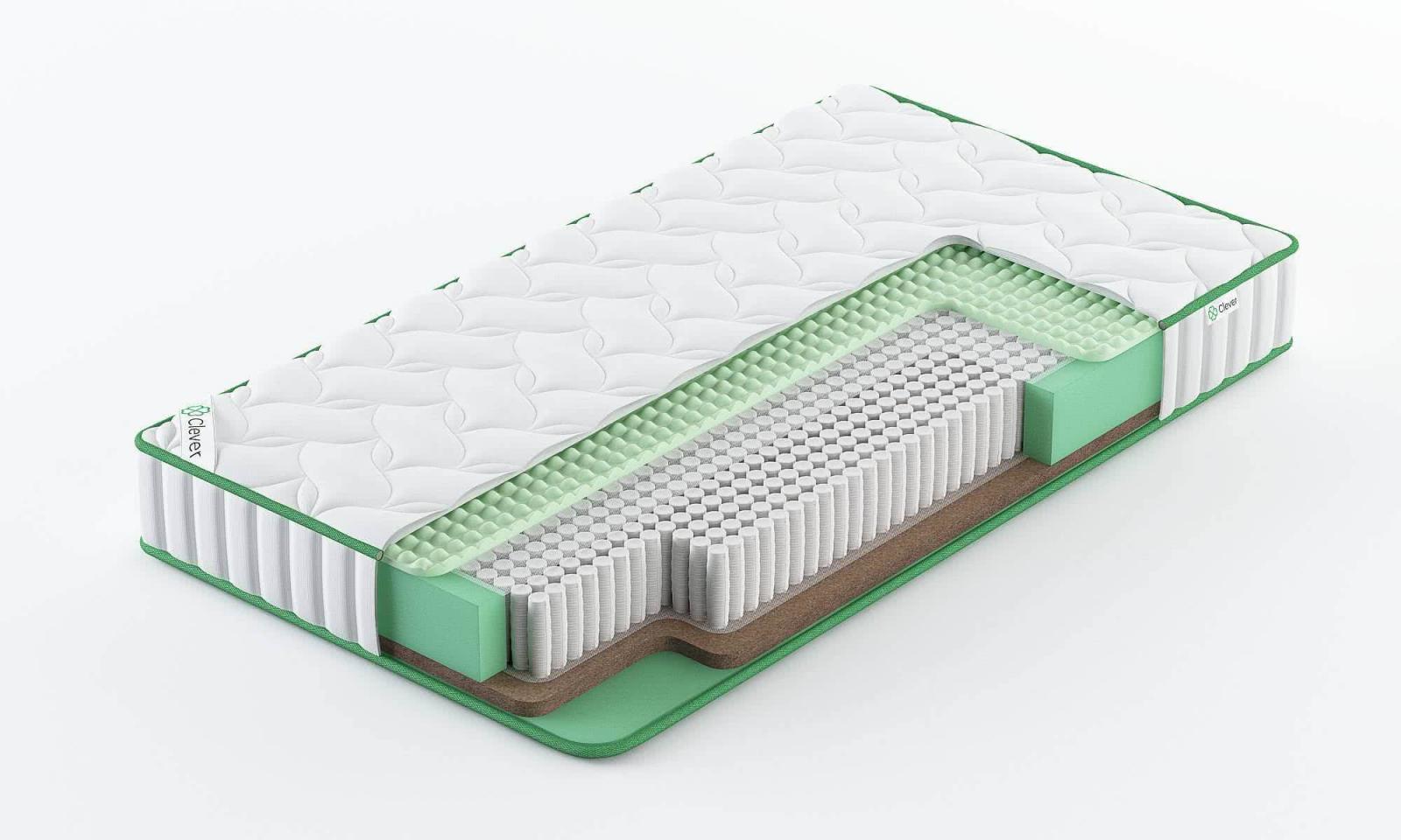 

Матрас Clever Force S1000 85x165, Белый, Force S1000