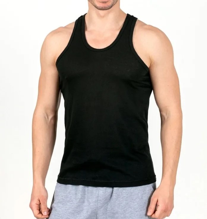 Майка мужская FAYZ-M Приталенная черная 48