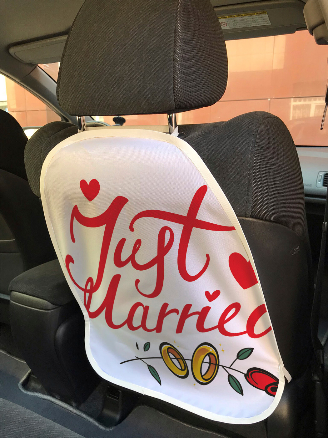 

Накидка на спинку сиденья JoyArty Молодожены, 45х62, Молодожены