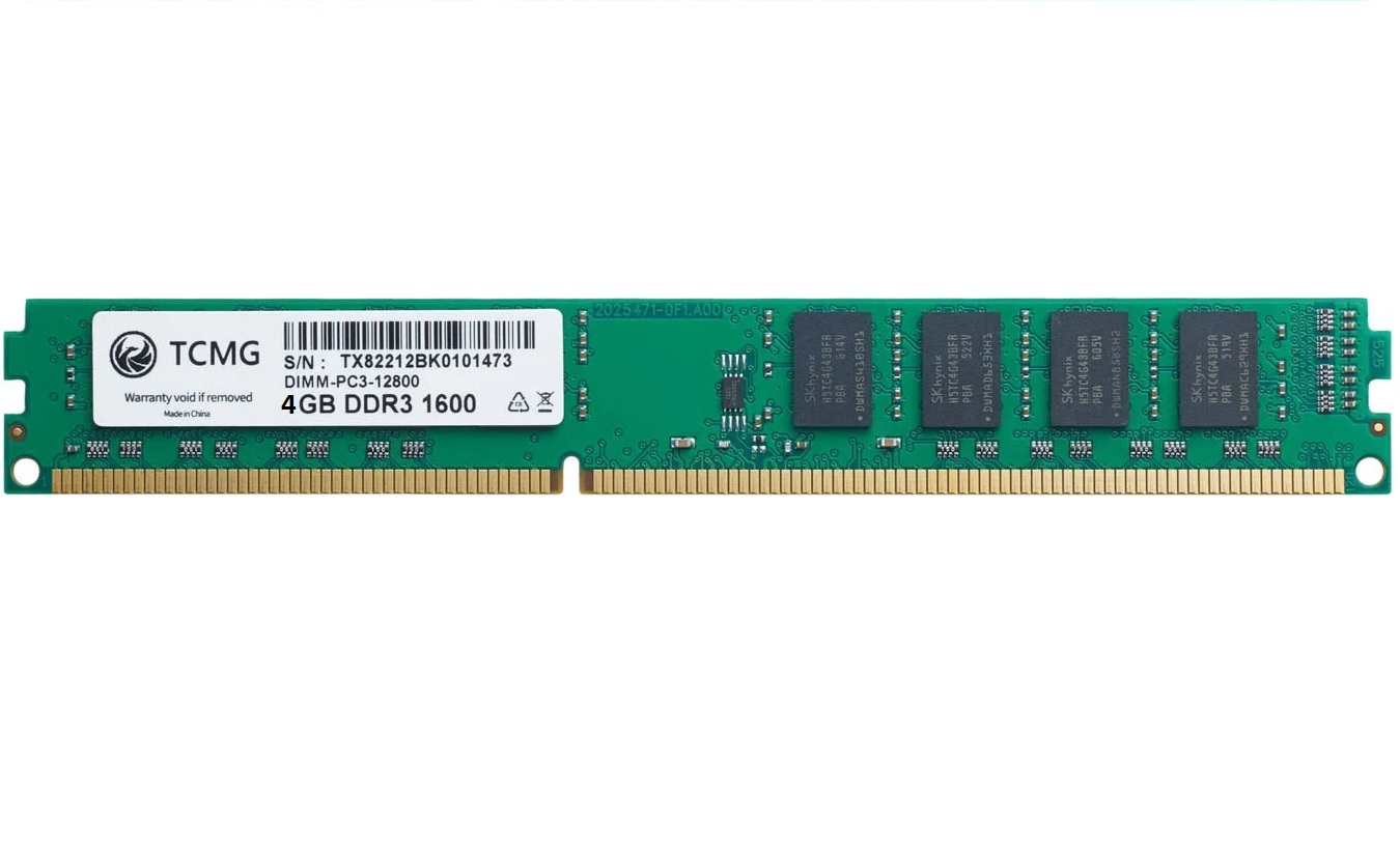 

Оперативная память TCMG (DDR3DIMM4GB) DDR3 1x4Gb 1600MHz, DDR3 DIMM 4GB