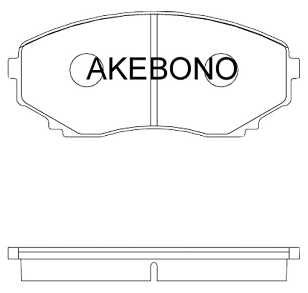 Тормозные колодки Akebono AN631K