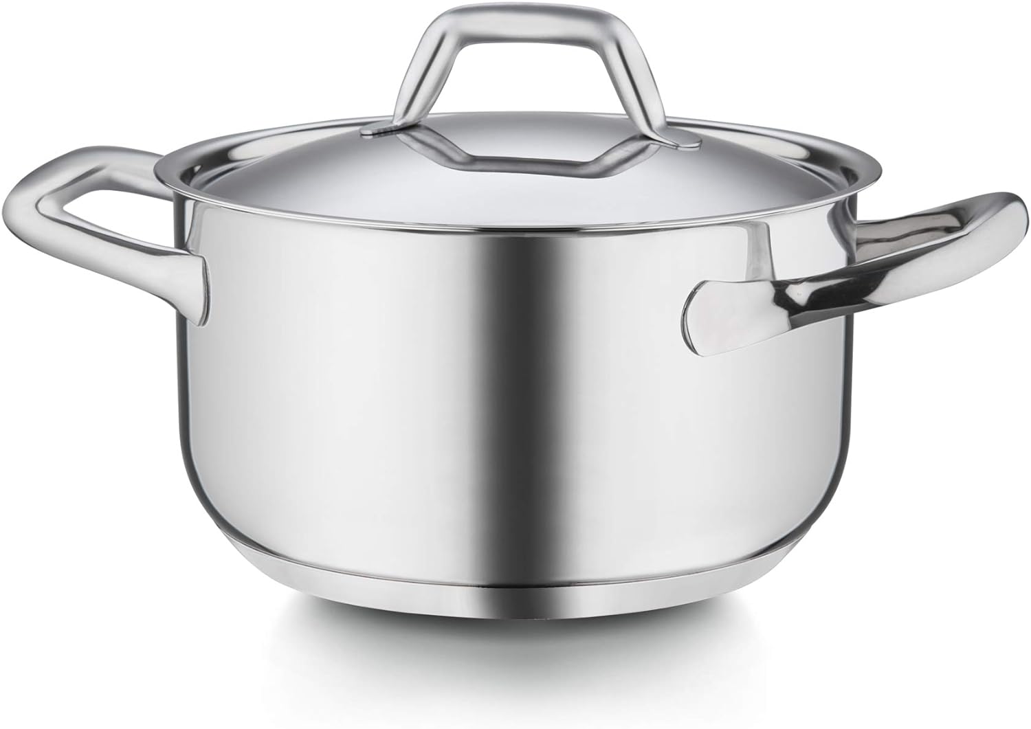

Кастрюля с крышкой Barazzoni 3л, 20 см, "Chef Line", Серебристый, 163602020