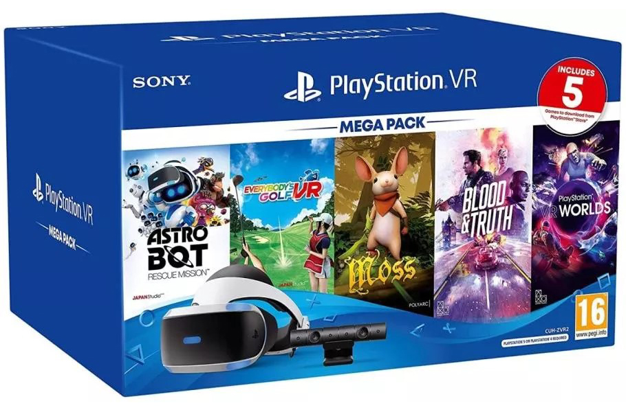 фото Шлем виртуальной реальности sony playstation vr (cuh-zvr2) mega pack 2