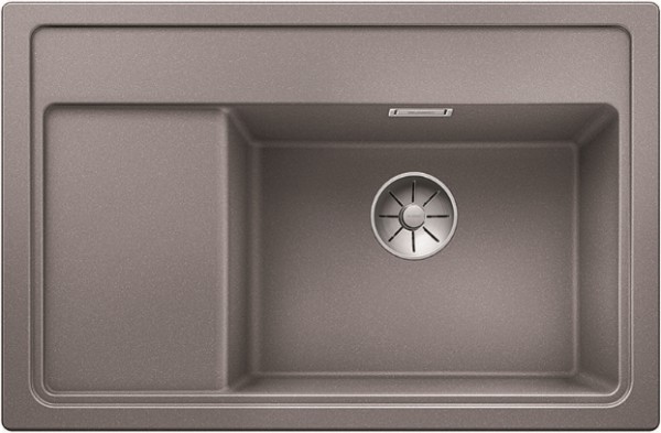 Кухонная мойка Blanco Zenar XL 6S Compact Silgranit PuraDur алюметаллик чаша справа 523708 мойка blanco dalago 45 silgranit тёмная скала с клапаном автоматом 518846