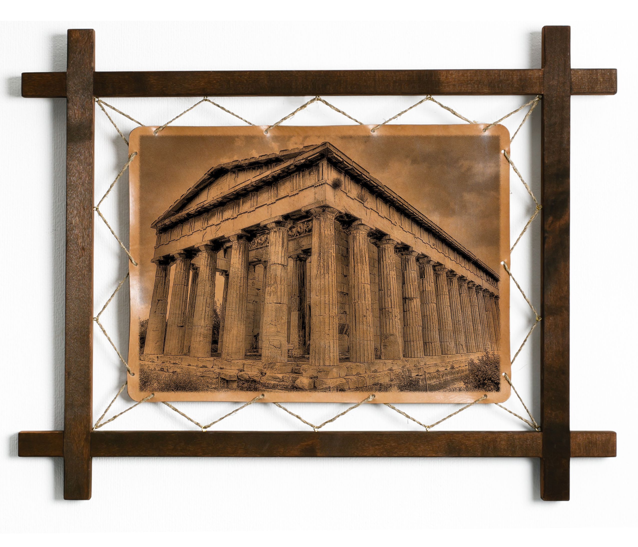 

Картина BoomGift Парфенон, натуральная кожа, 394