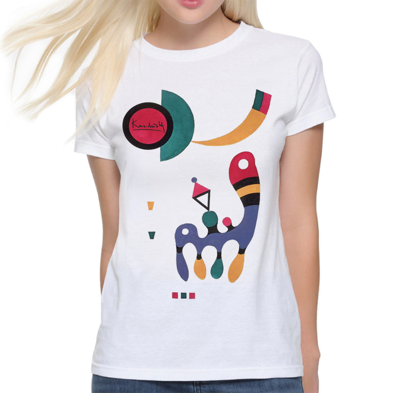 

Футболка женская Dream Shirts Василий Кандинский 64913611 белая S, Василий Кандинский 64913611