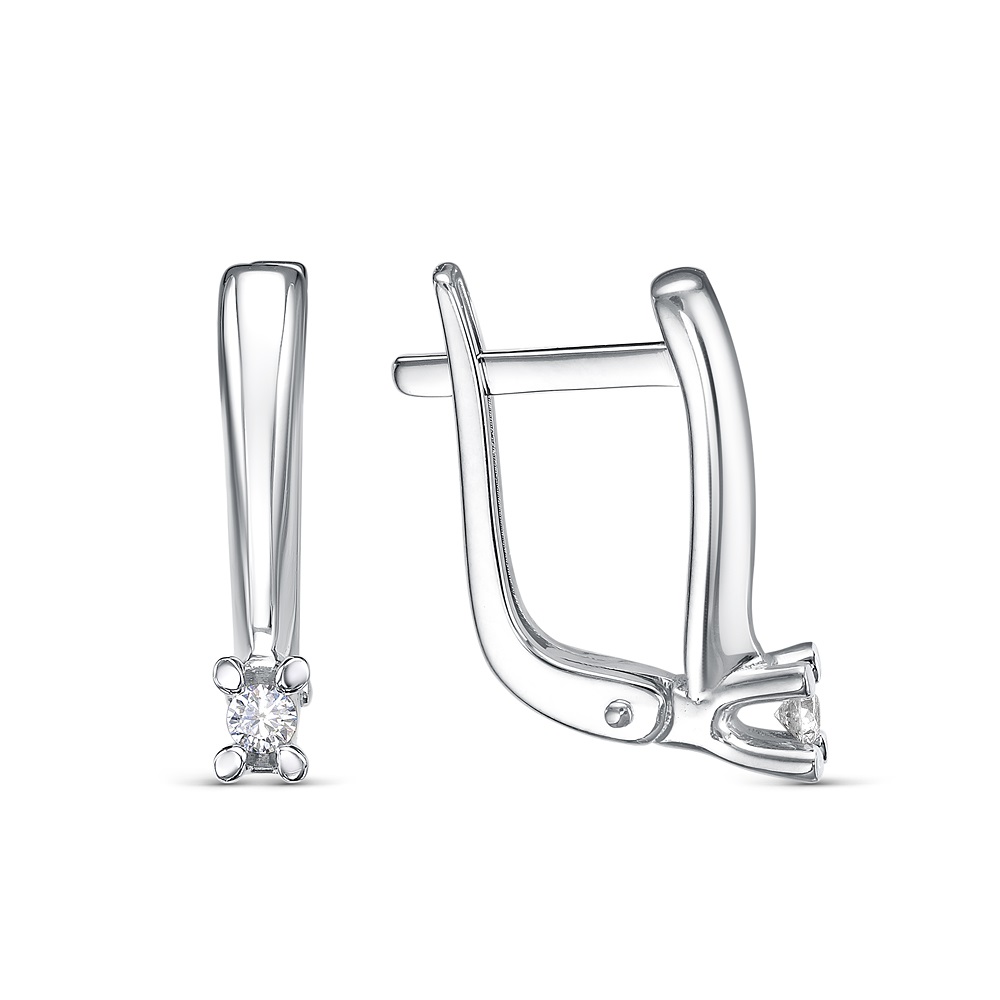

Серьги из золота с бриллиантом БР120002 Б Berger, БР120002 Б