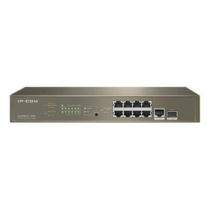 фото Коммутатор ip-com l3 cloud managed poe switch g5310p-8-150w коричневый